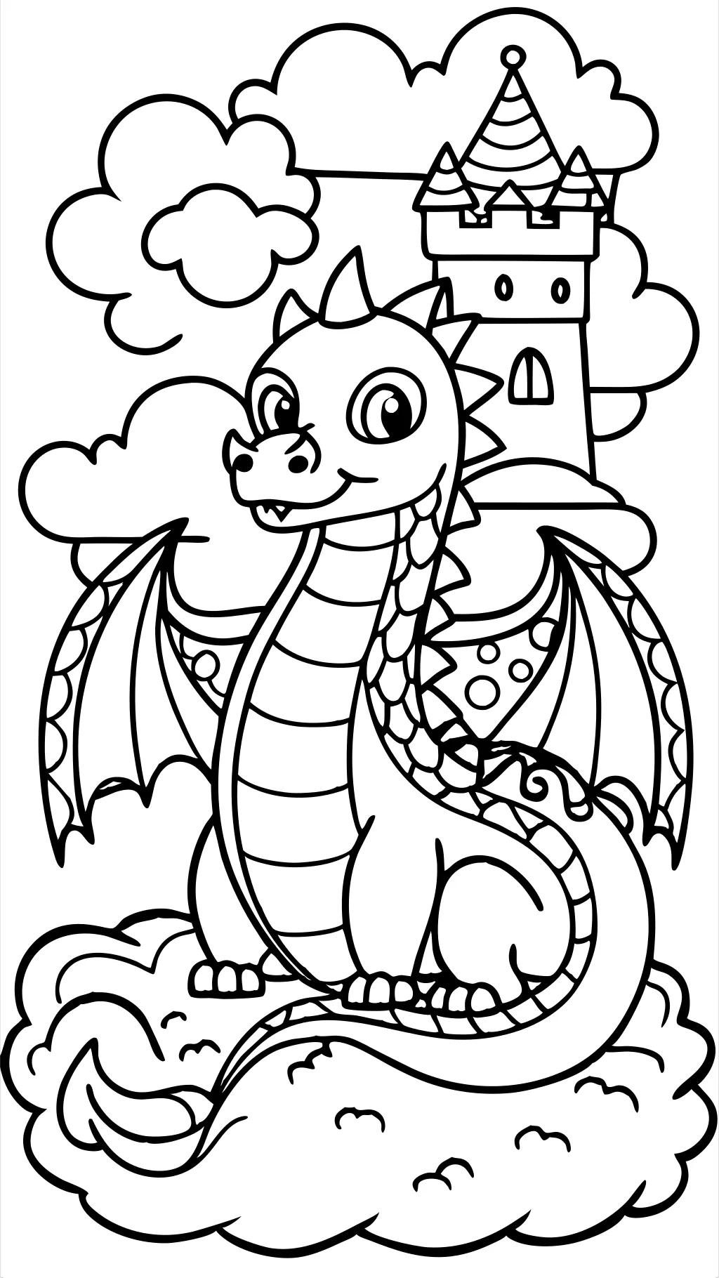 dragon coloring pages printables